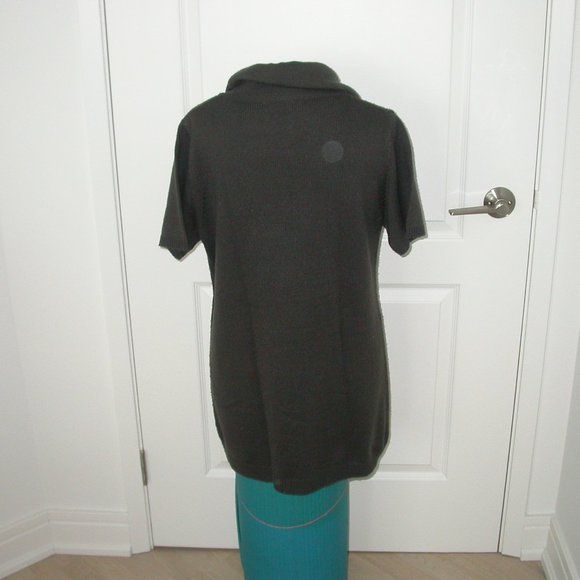 Soft Brown Short Sleeved Sweater/Tunic - Picture 3 of 3